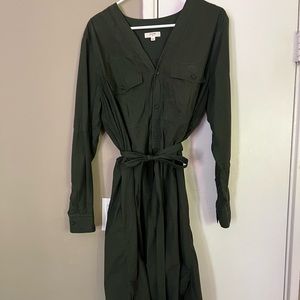 Beautiful Olive green Billy Reid Spring/Summer/Fall dress